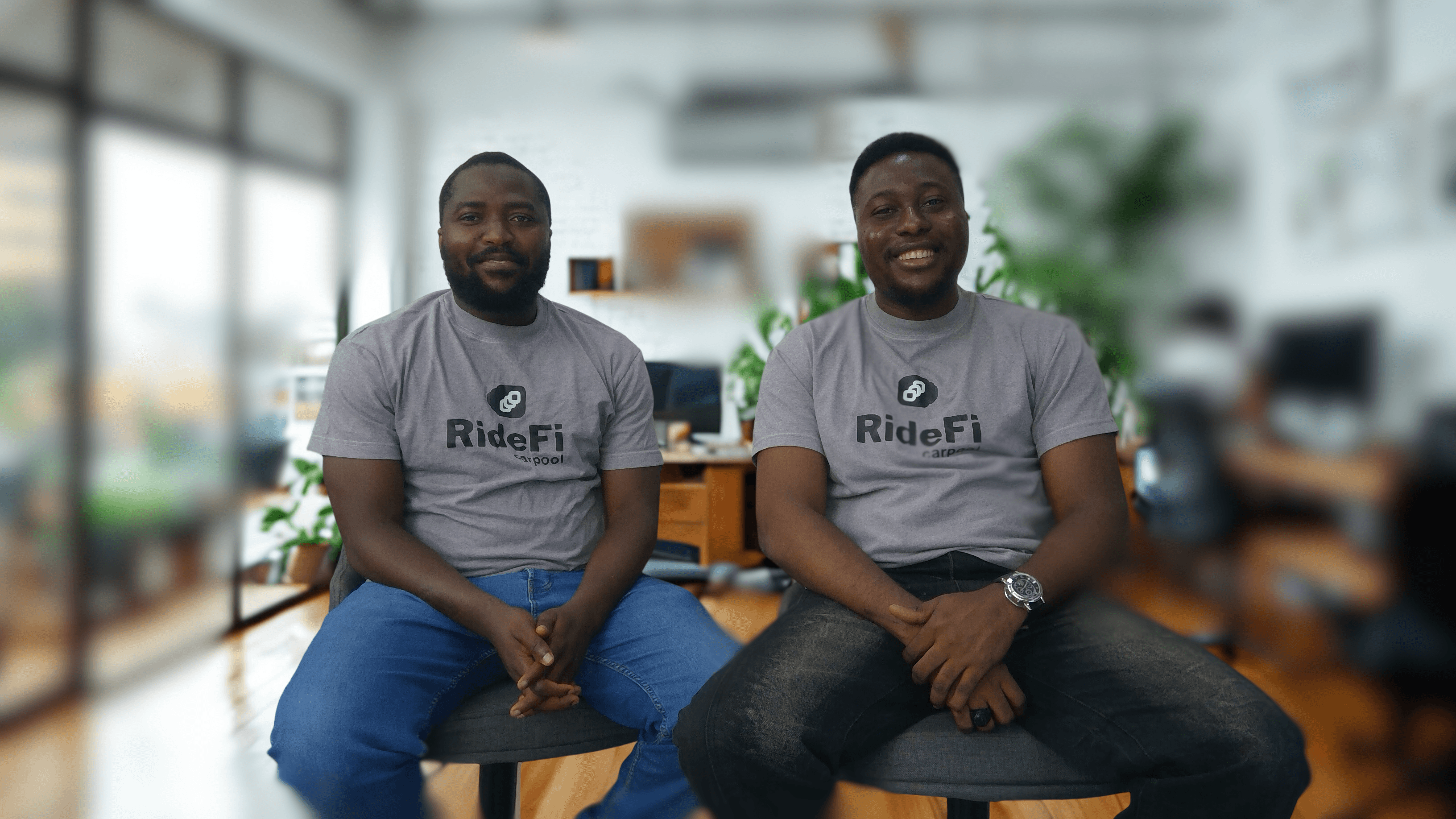 Yemi Orimadegun (Co-Founder/CTO, left) and Akin Adeleke (Co-Founder/CEO, right), the founders of RideFi