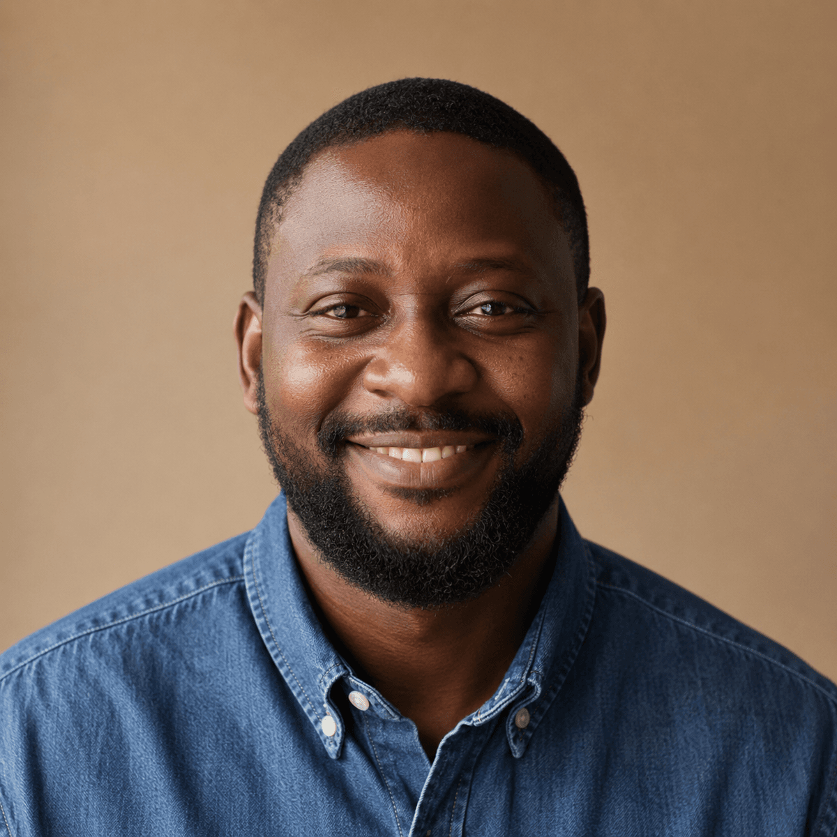 Portrait of Emeka, a Lagos commuter who rides RideFi between Ajah and Marina